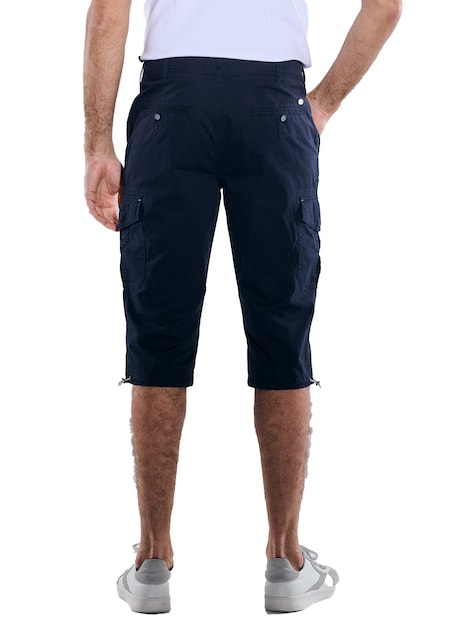Herren Capri-Hose slim fit , Saphirblau
