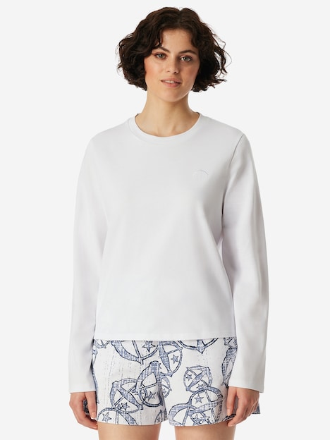 Schiesser Damen Longsleeve SCHIESSER 150 YEARS - weiss