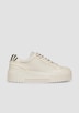 Sneaker mit Plateau-Sohle und Leo-Detail