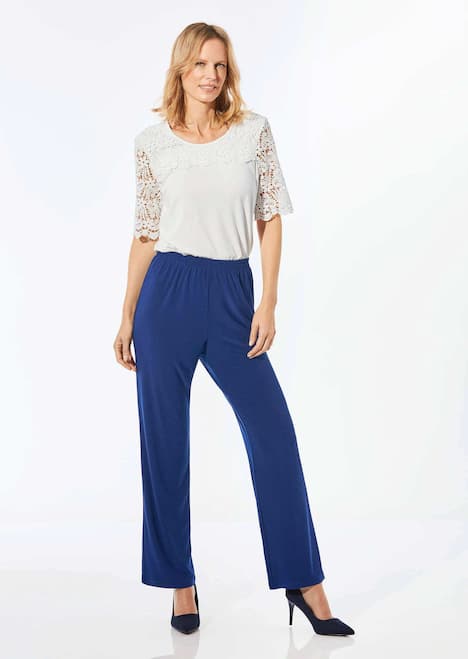GOLDNER Slinky broek VERA Comfortabele slinky broek met elastische tailleband