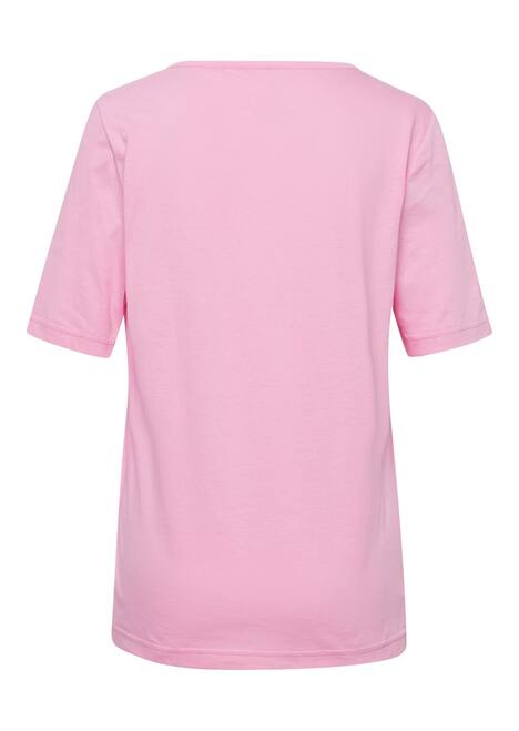 Halbarm Basic-Shirt aus Baumwolle