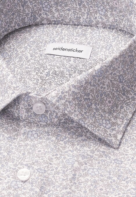 Herren Business Hemd - Geblümt
