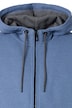 Sweatjacke mit Kapuze uni