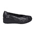 Damen Slipper Calais 85, schwarz-silber