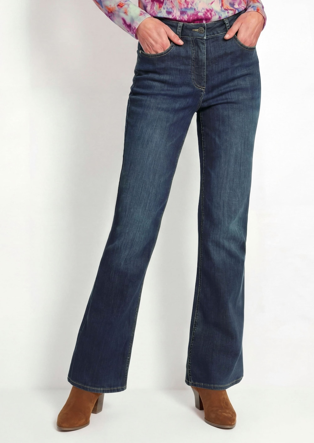 Denimhose CARLA mit ausgestelltem Bein