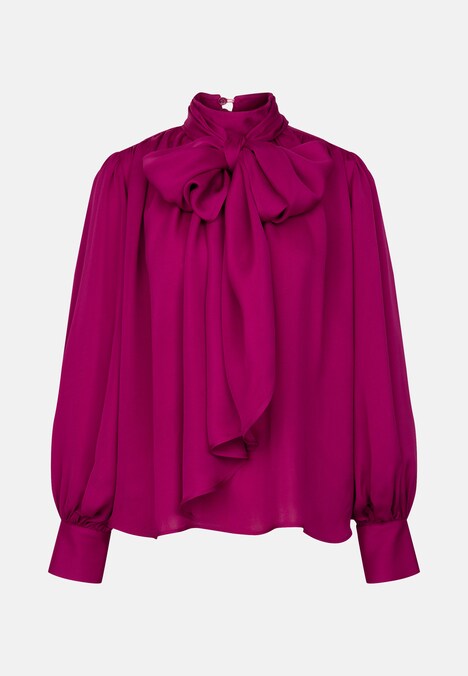 Damen Ausgestellte Bluse - Uni