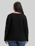 Sweatshirt mit Glitzer-Effekt