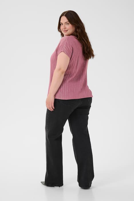 Kurzarm-Bluse Loose fit