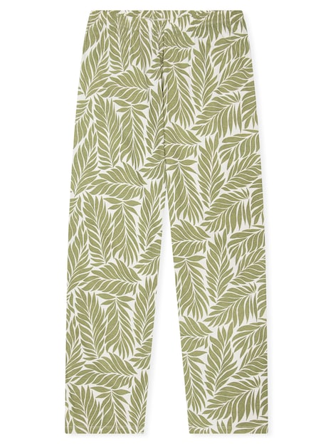 Schiesser Damen Pyjama Comfort Essentials linde