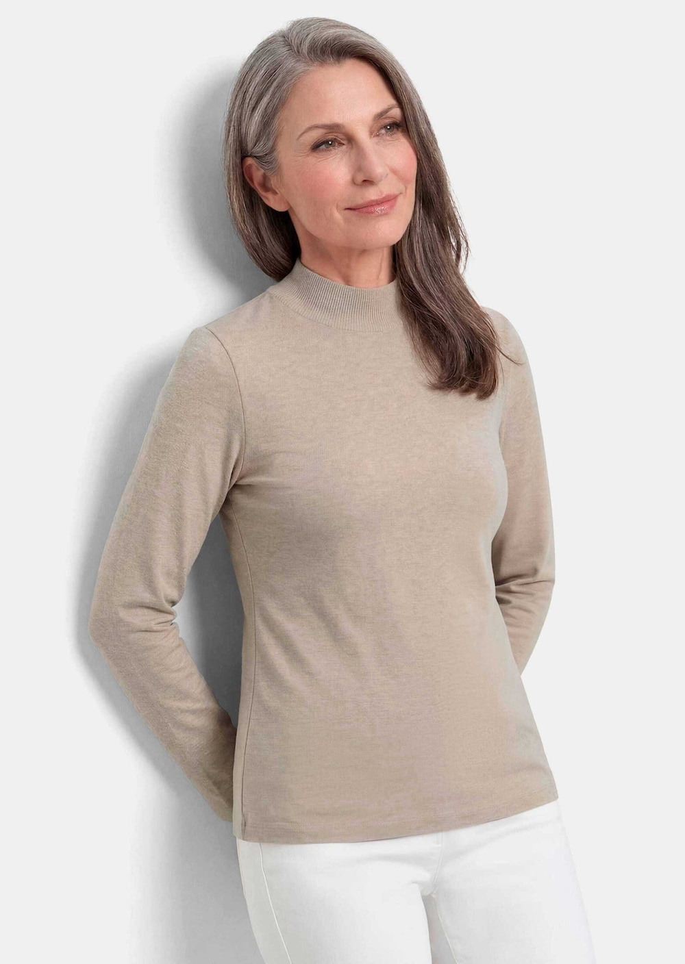 Katoenen shirt met lange mouwen