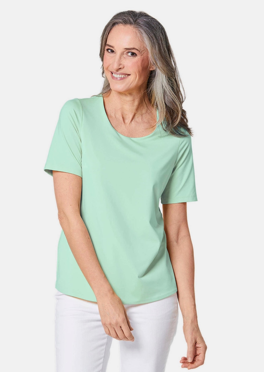 Verzorgd shirt van vormvast materiaal