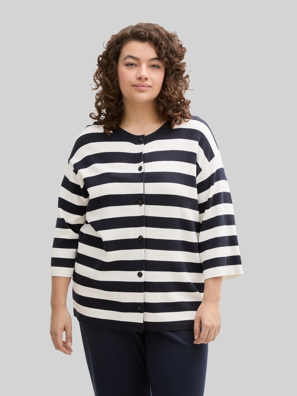 Cardigan mit Streifenmuster