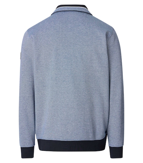 Sweatjacke gestreift