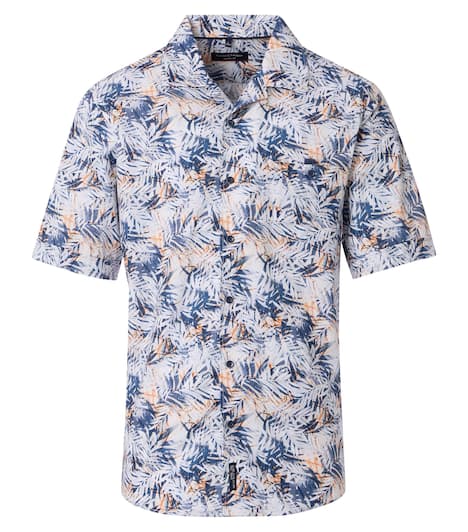 Freizeithemd Kurzarm Print Casual Fit