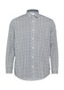 Slim Fit: Gemustertes Hemd mit Kentkragen