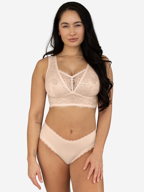 Set-2x-Bralette ELIANA Bralettes ohne Bügel,Spitze