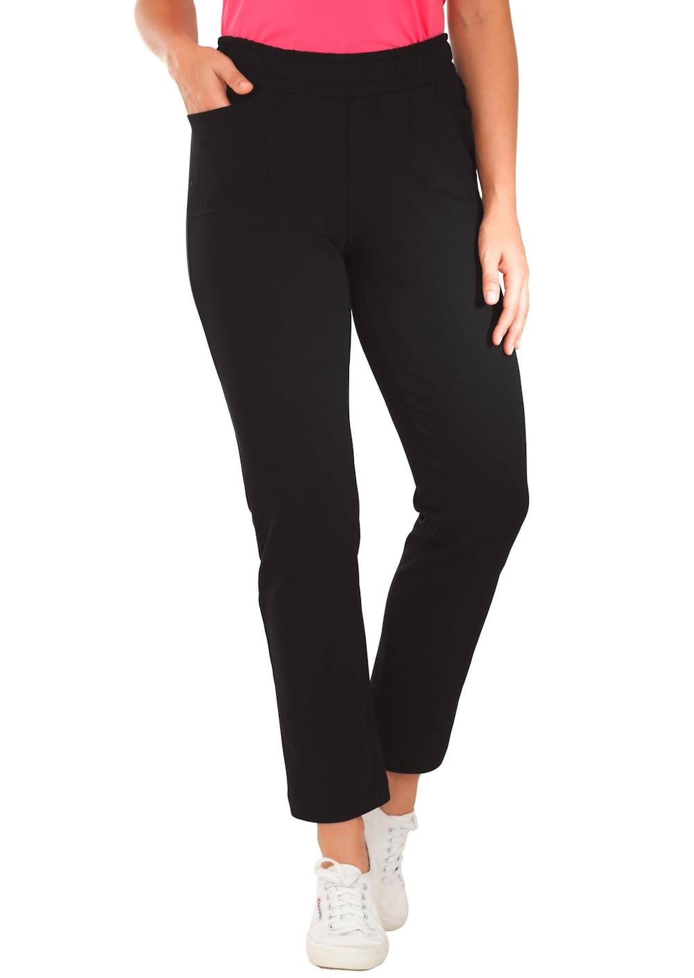 Sportive Loungehose, elastischer Bund