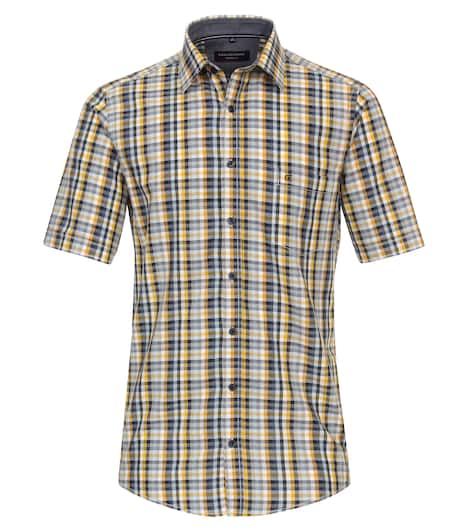 Freizeithemd Kurzarm kariert Casual Fit