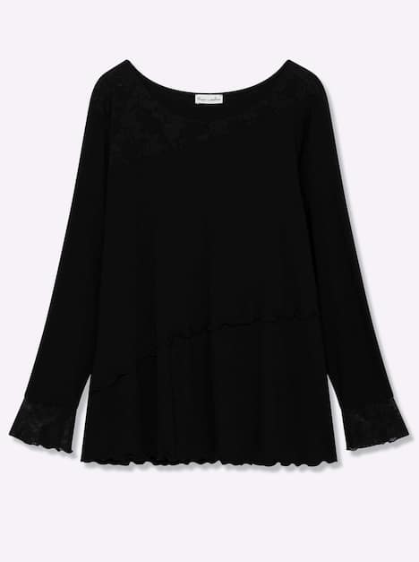 Sweatshirt Langarm Ohne Kragen