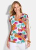 Blouse met bloemenprint