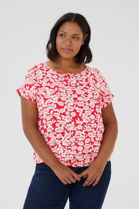 Kurzarm-Bluse Loose fit
