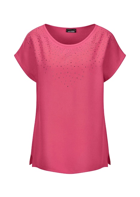 Bluse mit Glitzersteinen