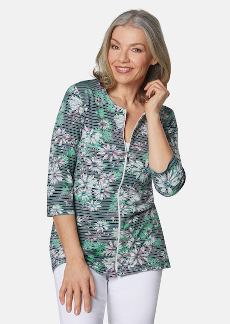 Figurumspielende Shirtjacke