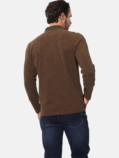 Langarm-Poloshirt ZUPATERRI