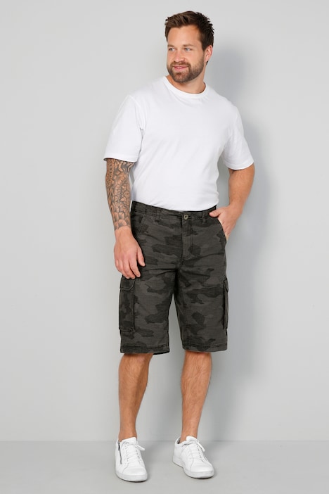 John F. Gee Cargo-Bermuda, Camouflage, Regular Fit, bis 74,