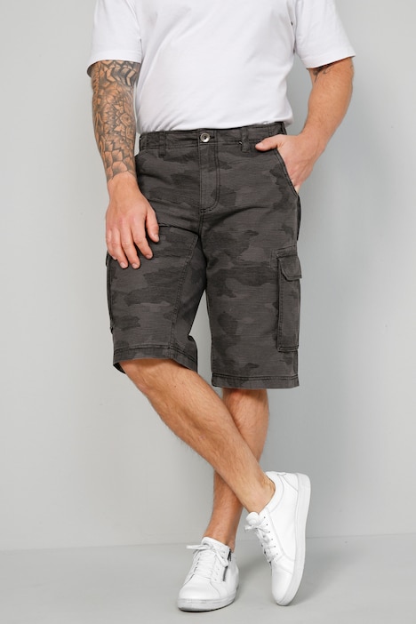 John F. Gee Cargo-Bermuda, Camouflage, Regular Fit, bis 74,