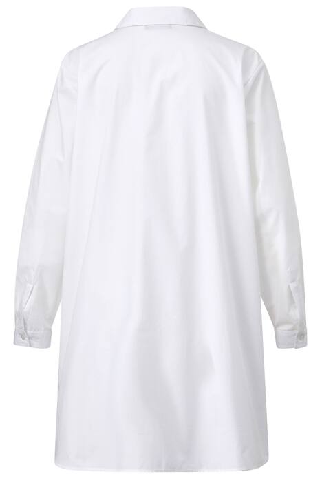 Longbluse, A-Line, Hemdkragen, Langarm
