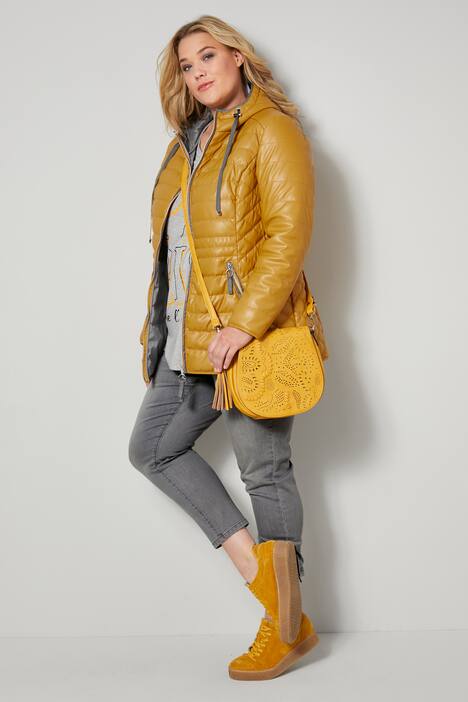 Steppjacke mit PU-Beschichtung