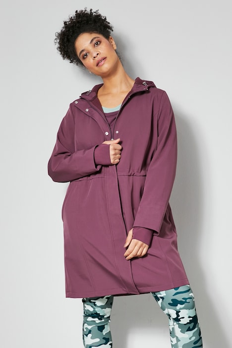 Softshelljacke, 3x-Funktion, Kapuze, Taillen-Tunnelzug, Langarm
