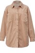 Cord-Hemdjacke, Hemdkragen, Langarm