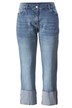 7/8-Jeans, Slim Fit, Umschlag, 5-Pocket