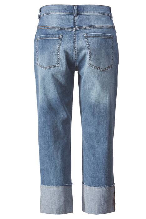 7/8-Jeans, Slim Fit, Umschlag, 5-Pocket