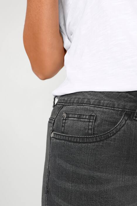 7/8-Jeans, Slim Fit, Patches, 5-Pocket