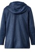 Strickfleece-Jacke, Kapuze, Zipper, 2 Zipptaschen