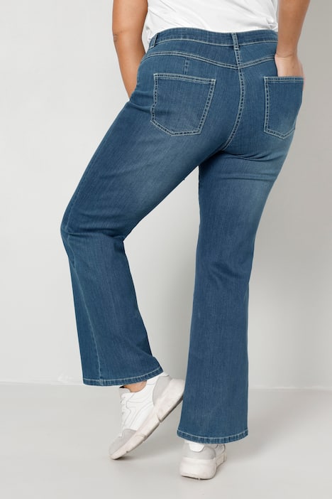 Bootcut-Jeans, Stretchkomfort, 5-Pocket, mit Schlag