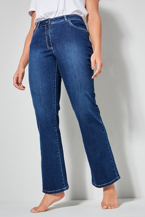 Bootcut-Jeans, Stretchkomfort, 5-Pocket, mit Schlag