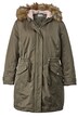 Parka, Straight Fit, Teddyfutter, Kapuze, 2-Wege-Zipper, Langarm