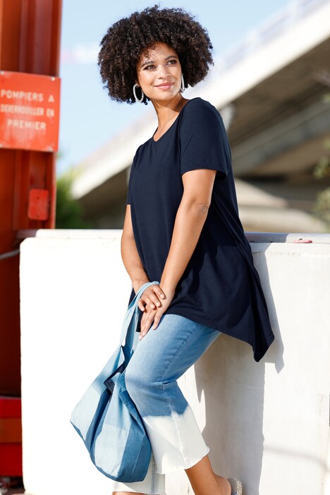 Shopper, Tasche, Jeans-Patchlook