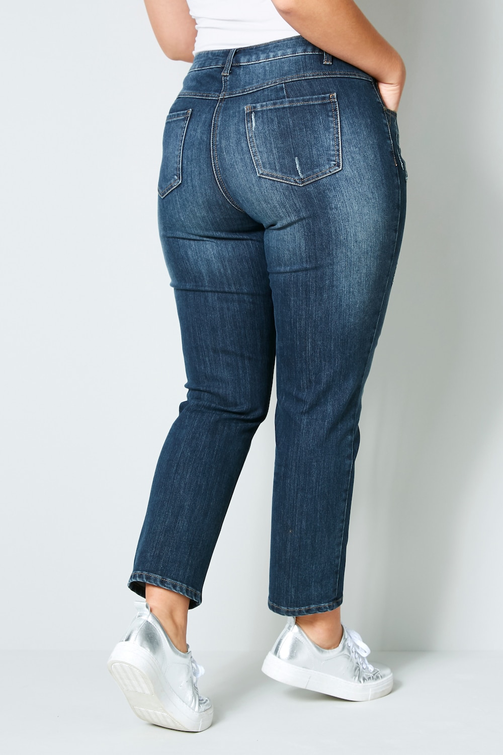 Jeans, Slim Fit, Destroy-Effekte, 5-Pocket