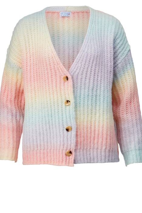 Strickjacke, Farbverlauf