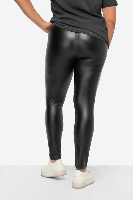 Leggings, Tight Fit, glänzender Beschichtung, Elastikbund