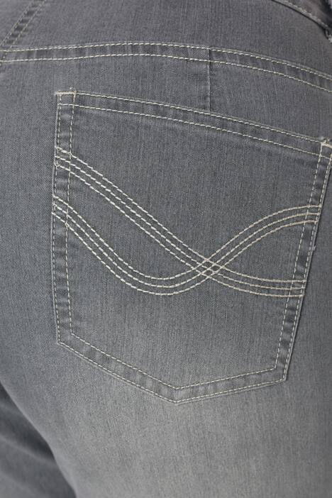 Jeans, wijd en recht, 4-pocket
