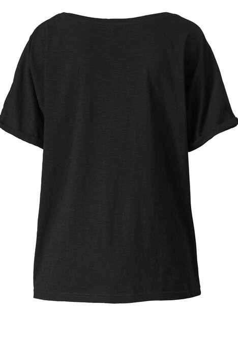 T-Shirt, oversized, Rundhals, Halbarm