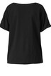 T-Shirt, oversized, Rundhals, Halbarm