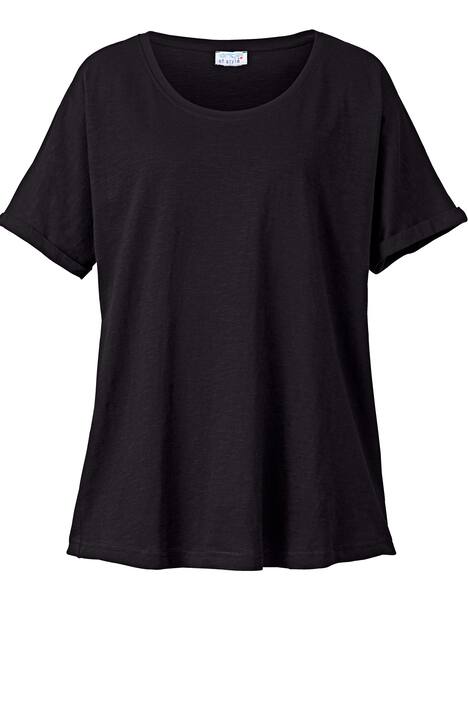 T-Shirt, oversized, Rundhals, Halbarm