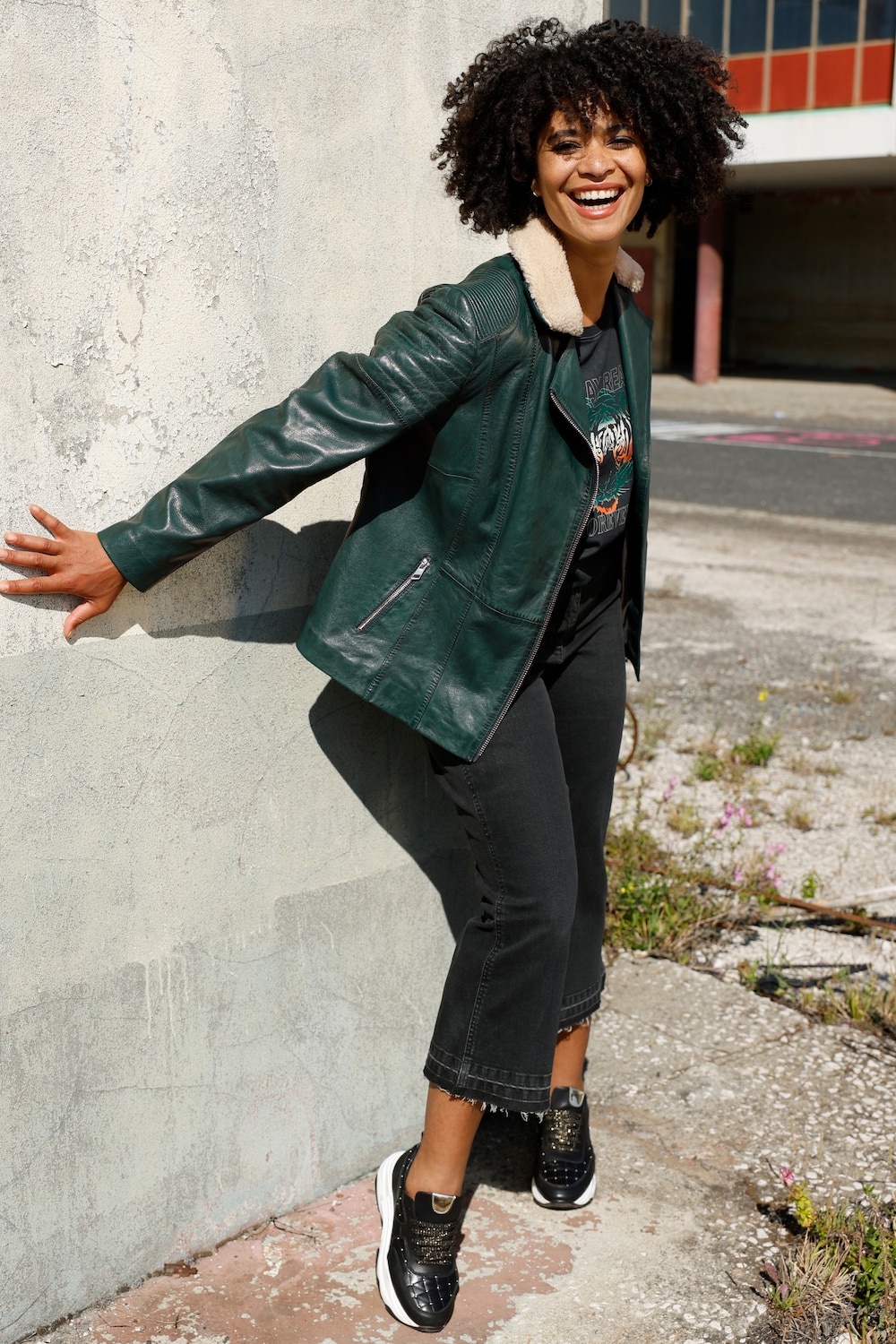 7/8-Jeans, Straight Fit, Fransensaum, 5-Pocket